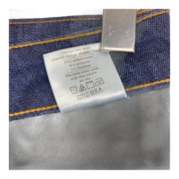 RYB Ride Your Bike Women's Indigo Denim Shorts 27 - Picture 14 of 15